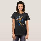 ゼウス神ギリシャ神話稲妻と雷 Tシャツ (正面フル)
