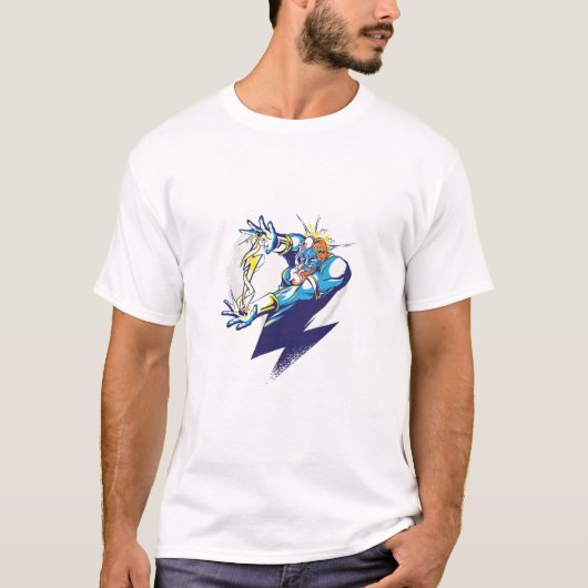 ゼウス神様 - カートゥーン デザイン Tシャツ (正面)