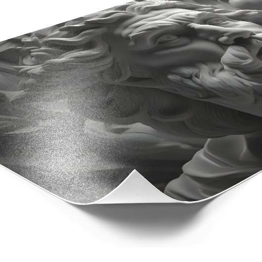 ゼウス神 フォトプリント            (角)