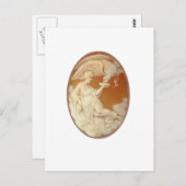 ゼウス食べ物を与えポストカードのHebe's Eagle ポストカード (正面/裏面)