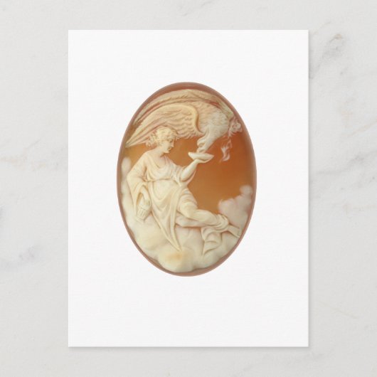 ゼウス食べ物を与えポストカードのHebe's Eagle ポストカード (正面)