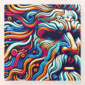 ゼウス ガラスコースター (正面)