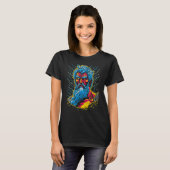 ゼウス ギリシャ神話 空の神 雷 Tシャツ (正面フル)