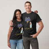 ゼウス ギリシャ神話 雷 稲妻 嵐 レトロ Tシャツ (ユニセックス)