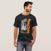 ゼウス ギリシャ 雷の神 力 強さ オリュンポス L Tシャツ (正面フル)
