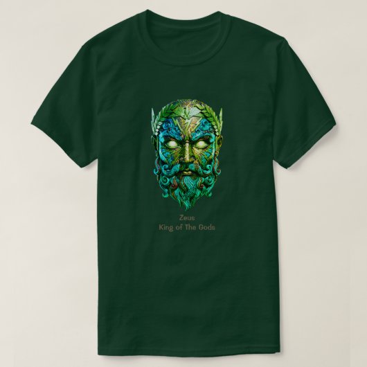 ゼウス - 神々の王 Tシャツ (デザイン正面)