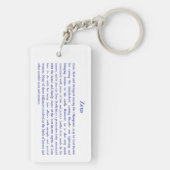 ゼウスKeychain キーホルダー (裏面)