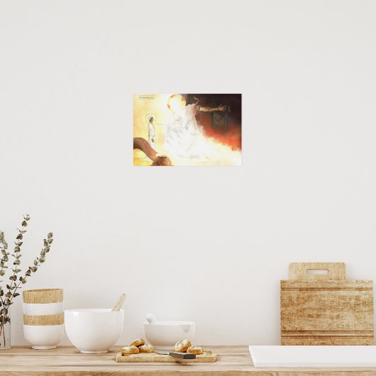 ゼカリヤ3:1-5 ポスター (キッチン)