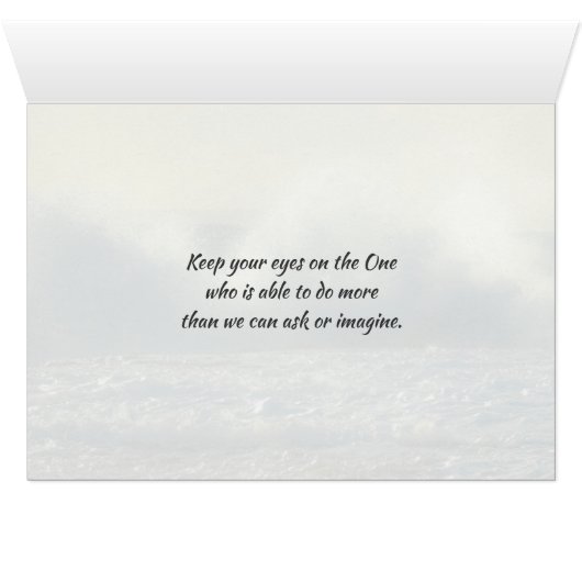 ゼカリヤ4:6わたしの霊は主の聖書のカードを言う (内部横(下))