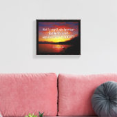 ゼカリヤ4:6力によるキリスト教の力による力によらない キャンバスプリント (インサイチュ (リビング))