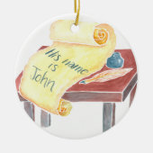 ゼカリヤ&エリザベスジェスツリー セラミックオーナメント (正面)