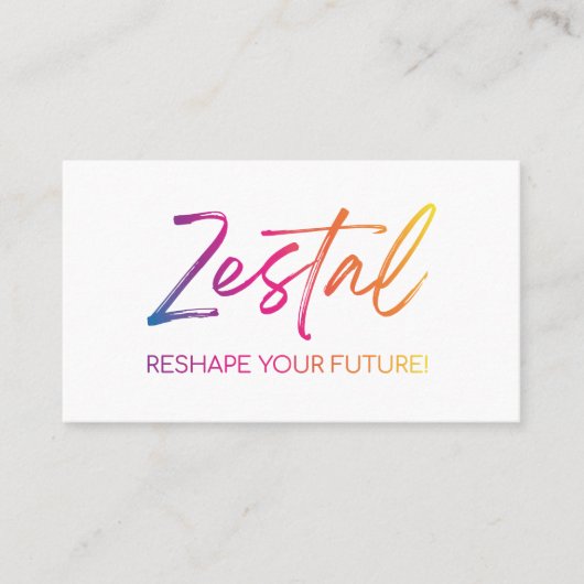 ゼスタル 名刺 (正面)