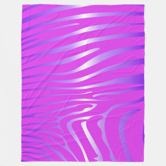 ゼスティゼブラピンクフリースブランケット フリースブランケット (正面)