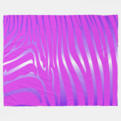 ゼスティゼブラピンクフリースブランケット フリースブランケット (正面(横))