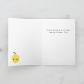 ゼストおもしろいレモンマザーズデイカード カード (内部)