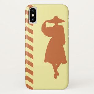 ゼストクリームニュートラルシェブロンファッション iPhone X ケース