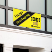 ゼスト4やさしさハッピーサンクスギビング 横断幕 (ビルの外側)