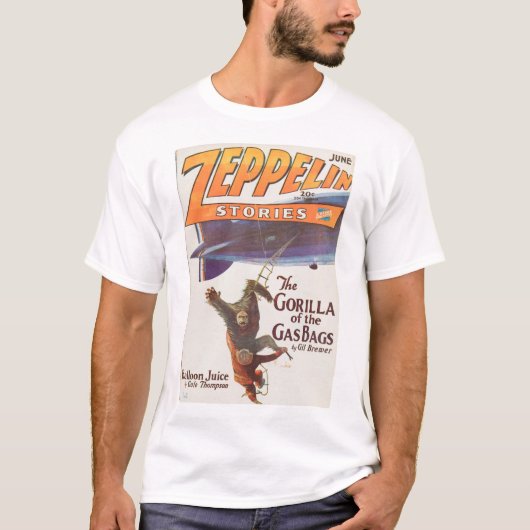 ゼッペリンとゴリラ – ああ! Tシャツ (正面)