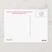 ゼッペリンの死 ポストカード (裏面)