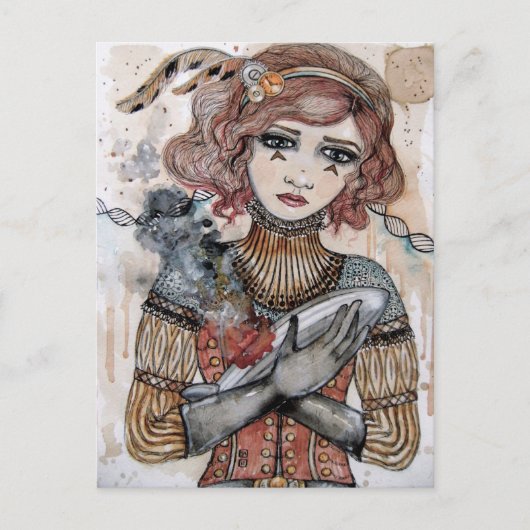 ゼッペリンの死 ポストカード (正面)