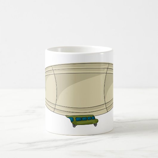 ゼッペリン飛んでいる輸送 コーヒーマグカップ