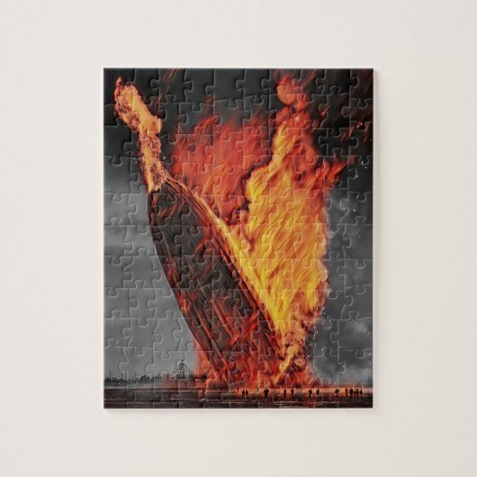 ゼッペリン飛行船ヒンデンブルク1937年頃 ジグソーパズル (縦)