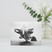 ゼッペリン飛行船， 1908 ポストカード (スタンド正面)