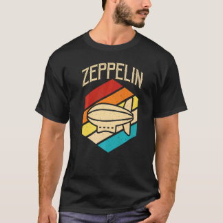 ゼッペリン レトロ ヴィンテージ 日没 70年代 80年代 ダストレス デザイン Tシャツ