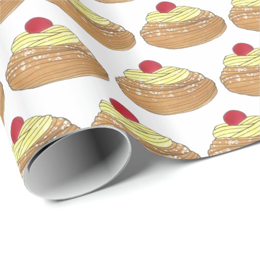 ゼッポールリティイタリアイタリアンベーカリー揚げ生地 ラッピングペーパー (ロールコーナー)