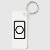 ゼナーカード | 中空の円 キーホルダー (裏面)