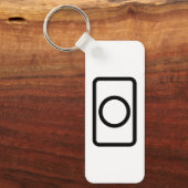 ゼナーカード | 中空の円 キーホルダー (正面)