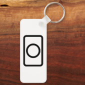 ゼナーカード | 中空の円 キーホルダー (裏面)