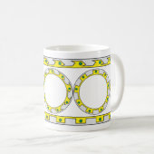 ゼナ・チャクラム・パターン コーヒーマグカップ (正面右)