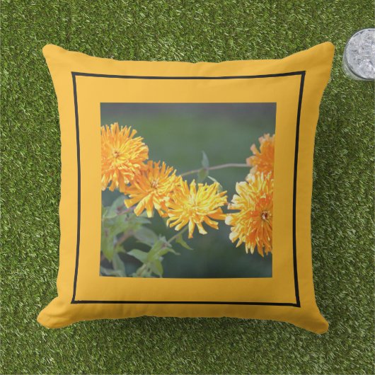 ゼニアフローラ装飾用クッション アウトドアクッション (芝生)