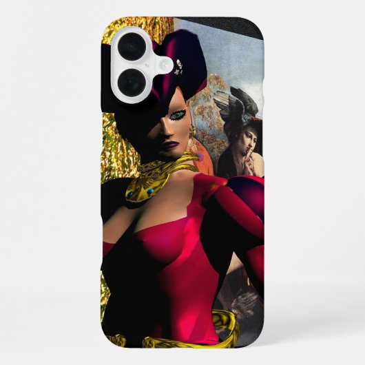 ゼニア、ハイペリオンの軌道船を探検 iPhoneケース (裏面)