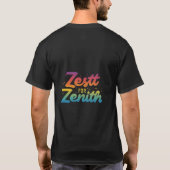 ゼニスのゼスト Tシャツ (裏面)