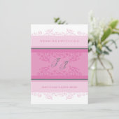 ゼニー+ジャスティン :: 結婚式招待状 :: カールズ 2P 招待状 (スタンド正面)