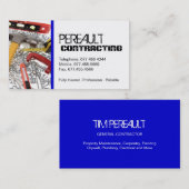 ゼネコン用名刺 名刺 (正面/裏面)