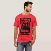 ゼネストはオークランド11月2日を占めます Tシャツ (正面フル)