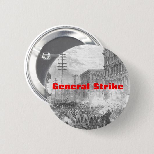 ゼネスト 缶バッジ (正面&裏面)