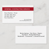 ゼネラルコントラクターサービス 名刺 (正面/裏面)