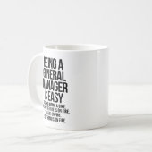 ゼネラルマネージャー コーヒーマグカップ (正面左)