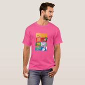 ゼネラルミルズ数々の – フランチャイズ朝食シリアルパン Tシャツ (正面フル)