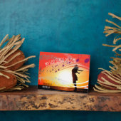 ゼパカスタムニヤ3:17わたしの神は私の上で歌う フォトプラーク (側面)