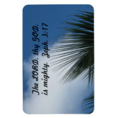 ゼパニヤ3:17主なる神は力あり。 マグネット (縦)