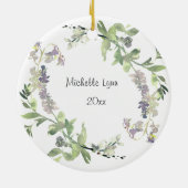 ゼパニヤ3:17彼は喜びをもって上る セラミックオーナメント (裏面)