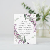 ゼパニヤ3:17彼は喜んでおられる ポストカード (スタンド正面)