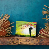 ゼパパーソナライズされたニヤ3:17わたしの神は私の上で歌う フォトプラーク (側面)