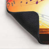 ゼファニア3:17私の神は私の上で歌パーソナライズされたう マウスパッド (コーナー)