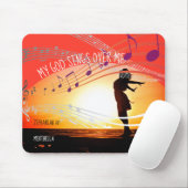 ゼファニア3:17私の神は私の上で歌パーソナライズされたう マウスパッド (マウス)